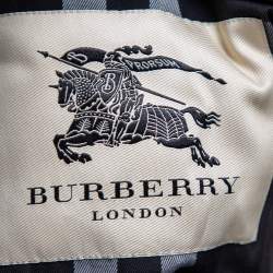 مملوكة مسبقًا Burberry Grey Cotton Rochester Belted Trench Coat M