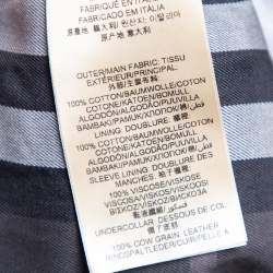 مملوكة مسبقًا Burberry Grey Cotton Rochester Belted Trench Coat M