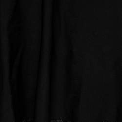 مملوكة مسبقًا Burberry Black Knit Fringed A-Line Dress M