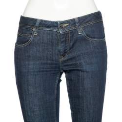 Pre Owned بنطلون جينز بربري بريت كينغستون دينم أزرق قصة سليم مقاس متوسط - ميديوم