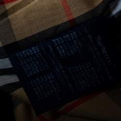 مملوكة مسبقًا معطف بربري ترنش قطن بيج بصفين أزرار مقاس كبير - لارج