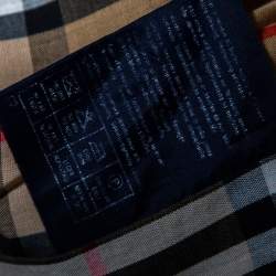 مملوكة مسبقًا معطف بربري ترنش قطن بيج بصفين أزرار مقاس كبير - لارج