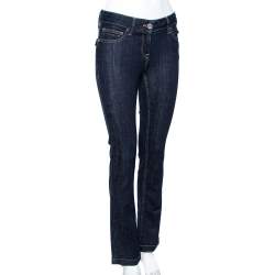 Pre Owned Burberry Brit Blue Denim Harbourne Jeans S