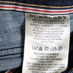 Pre Owned Burberry Brit Blue Denim Harbourne Jeans S