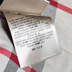 مملوكة مسبقًا معطف مطر بربري ذا ساندرينغهام بحزام بيج طويل S