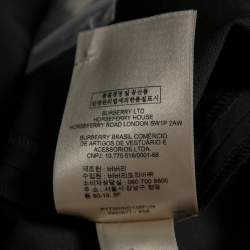 Burberry Black Wool Regular Fit Pants S