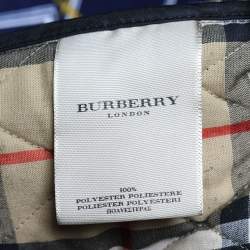 Pre Owned Burberry Black Quilted Zip Front Jacket M