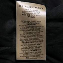 Burberry Black Floral Lace Long Sleeve Blazer S