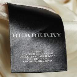 Pre Owned Burberry Prorsum Beige Suede Trench Coat M