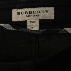 Burberry Black Denim Regular Fit Jeans S Waist 26" 