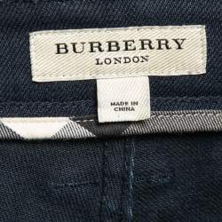 Pre Owned Burberry Blue Denim Thurlestone Skinny Leg Jeans M Waist 34"