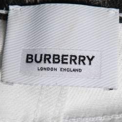 Burberry Monochrome Cow Print Denim Slim Fit Jeans S Waist 25" 