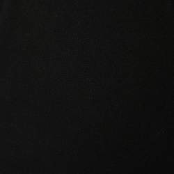 Burberry Black Cotton Contrast Elbow Detail Long Sleeve T-Shirt S
