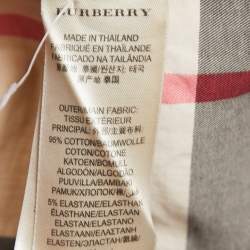 Pre Owned Burberry Brit Beige Nova Check Cotton Shirt XS