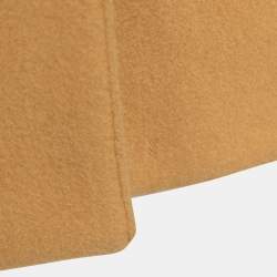 Pre Owned Burberry Vintage Beige Wool & Cashmere Single-Breasted Blazer M