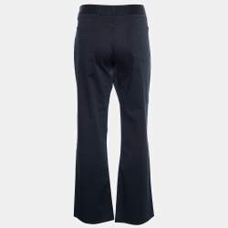 Burberry Black Cotton Straight Fit Jeans L/Waist 36"