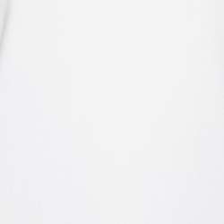 Burberry White Cotton Knit Round Neck T-Shirt S