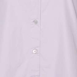 Pre Owned Burberry Brit Light Pink Cotton Button Front Shirt M