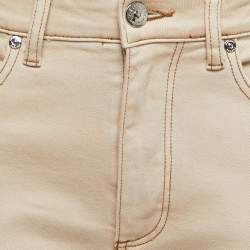 Pre Owned Burberry Beige Denim Slim-Fit Jeans M Waist 28"