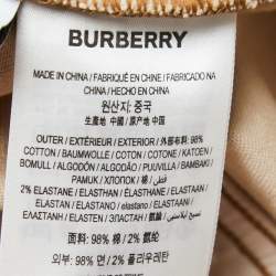 Pre Owned Burberry Beige Denim Slim-Fit Jeans M Waist 28"