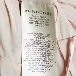 مملوكة مسبقًا Burberry  Pink Lace Midi Dress M