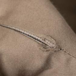 Pre Owned Burberry Beige Cotton Knee-Length Skirt S