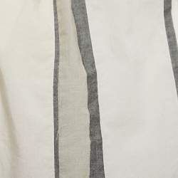 Pre Owned Burberry Multicolor Checked Patterned Cotton Belted Mini Dress XS