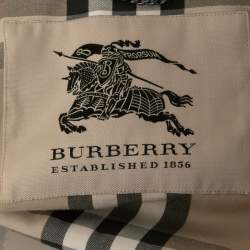 Pre Owned Burberry Pink Cotton Belted Trench Coat XS