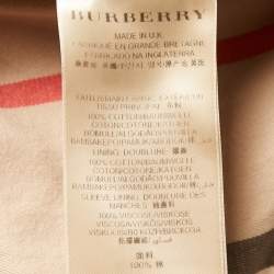 Burberry Beige Cotton Belted Trench Coat XS
