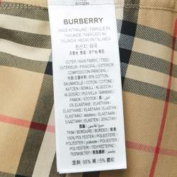 Burberry Brown Vintage Check Cotton button Front Shirt M