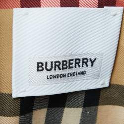 Burberry Brown Vintage Check Cotton button Front Shirt M