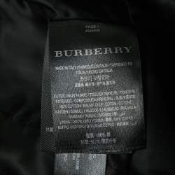 Burberry Beige Gabardine Double Breasted Trench Coat S