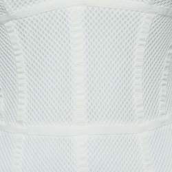Pre Owned Burberry Off White Knit Flared Short Dress S