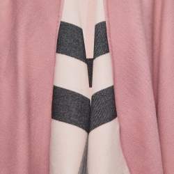 Burberry Pink Wool Poncho One Size