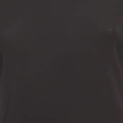 Pre Owned Burberry Black Viscose Chain Fringe Detail Dress S