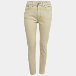 Burberry Beige Denim Pocket Detail Skinny Jeans S Waist 27"