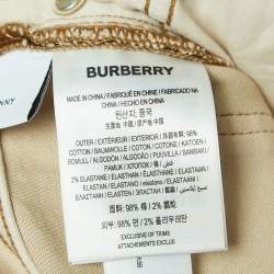 Burberry Beige Denim Pocket Detail Skinny Jeans S Waist 27"