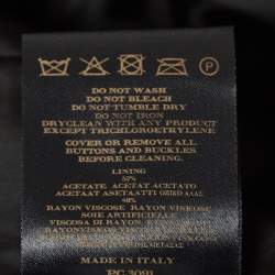 مملوكة مسبقًا Burberry Black Cotton Double Breasted Trench Coat S