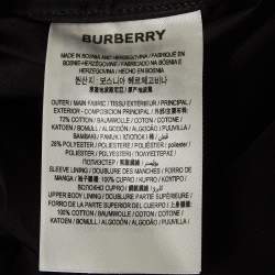 Pre Owned Burberry Black Gabardine Swingate Belted Trench Coat S