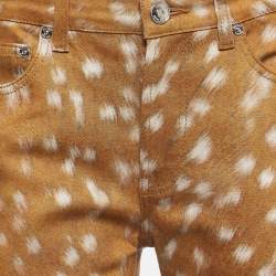 Burberry Brown Printed Denim Jeans M Waist 30"