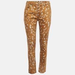 Burberry Brown Printed Denim Jeans M Waist 30"