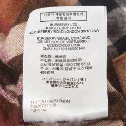 Burberry Brown Plaid Wool Short Shirt Dress XS