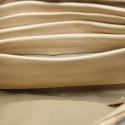 مملوكة مسبقًا Burberry Off White/Beige Haymarket Coated Canvas Tassel Crossbody Bag