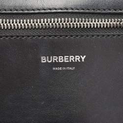 Burberry Off White Canvas Lewes Tote