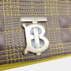 Burberry Beige Quilted Leather Small Lola Shoulder Bag
