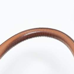 Pre Owned Burberry Multicolor House Check Canvas,Suede and Leather Tote