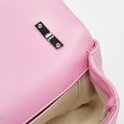 Burberry Pink Quilted Leather Small Lola Chain Shoulder Bag