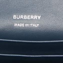 Burberry Blue Leather Robin Crossbody Bag