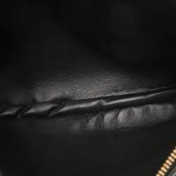 Burberry Black Leather Large Olympia Shoulder Bag