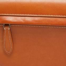 Burberry Pale Orange Leather Small Olympia Shoulder Bag